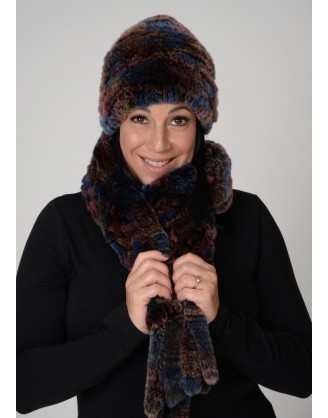 Tuque /foulard  rex multi 